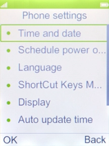 Select Auto update time.