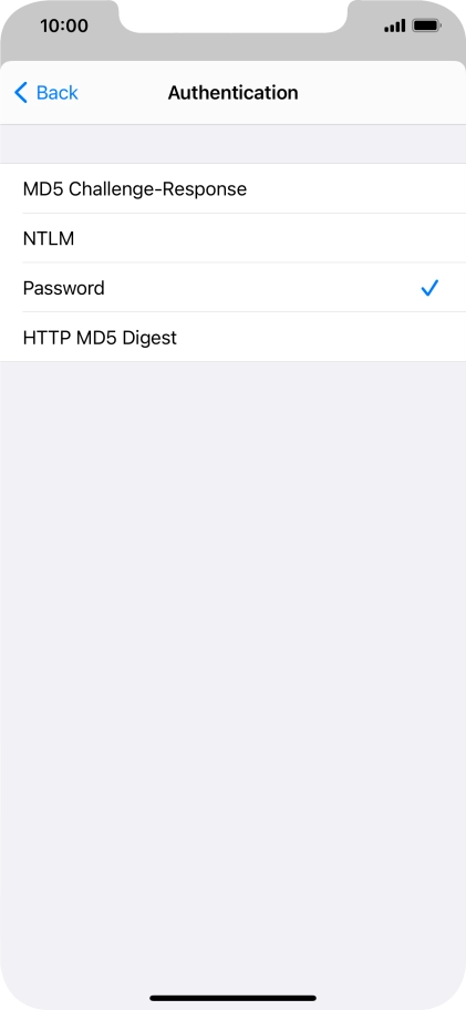 Press Password.