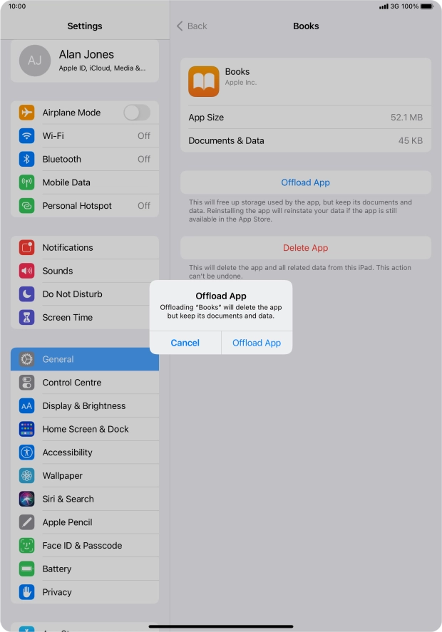 Press Offload App. Press Offload App.