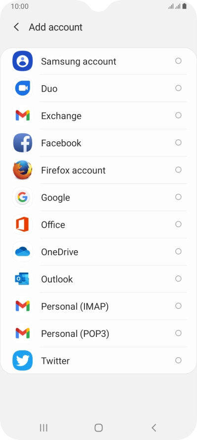 Press Google.