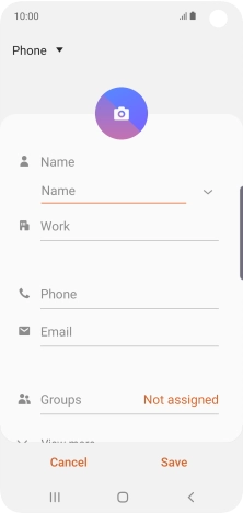 Press the address book drop down list. Press the address book drop down list.