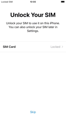 Press SIM Card.
