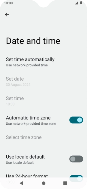Press the Home key to return to the home screen. Press the Home key to return to the home screen.