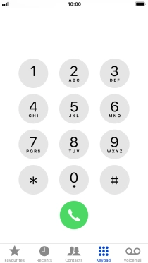 Press Keypad.