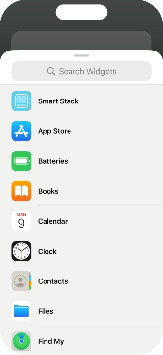 Press Smart Stack.