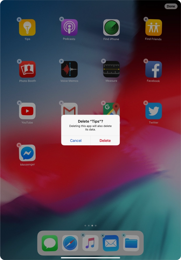 Press Delete. Press Delete.