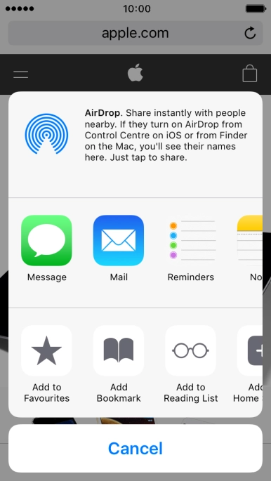 Press Add Bookmark.