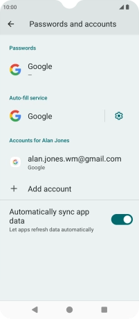 Press the Home key to return to the home screen.