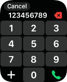 Key in the required number and press the call icon. Key in the required number and press the call icon.
