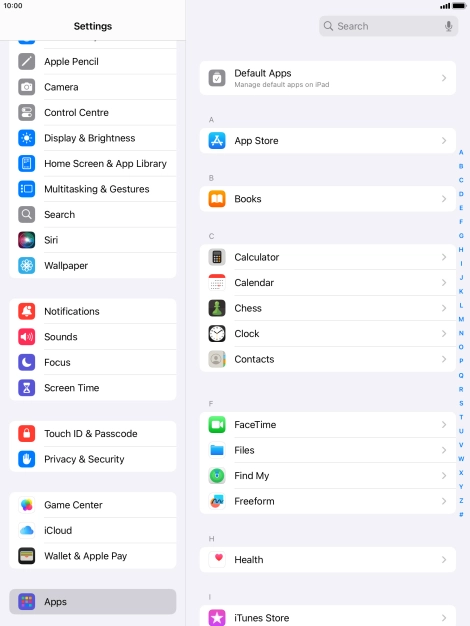 Press App Store.