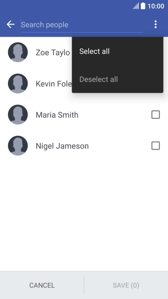 Press Select all.