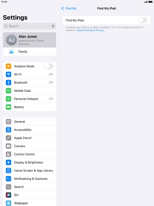 Press the indicator next to Press the indicator next to