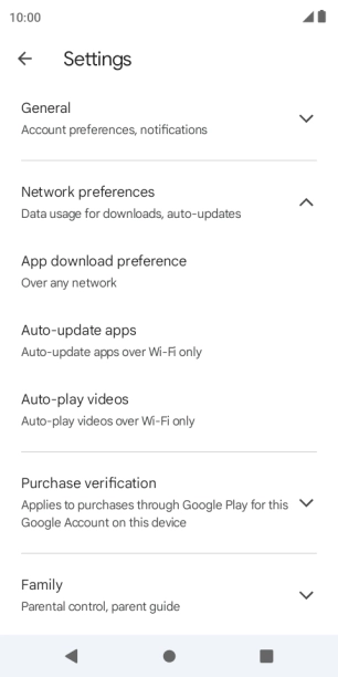 Press Auto-update apps. Press Auto-update apps.