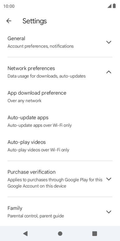 Press Auto-update apps. Press Auto-update apps.