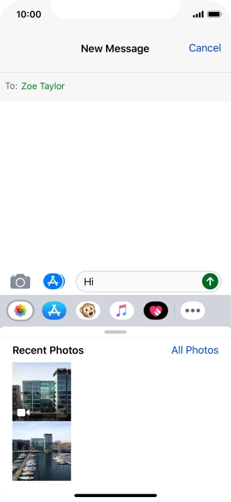 Press All Photos and go to the required folder. Press All Photos and go to the required folder.