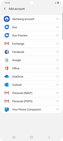 Press Google.