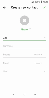 Press Surname and key in the required last name.