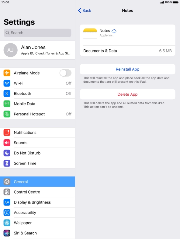 Press the Home key to return to the home screen.