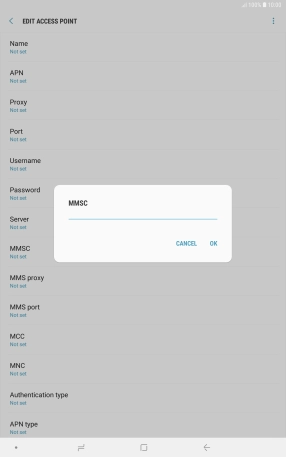 Key in http://pxt.vodafone.net.au/pxtsend and press OK.