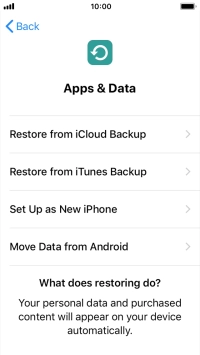 Press Set Up as New iPhone and follow the instructions on the screen to finish the activation. Press Set Up as New iPhone and follow the instructions on the screen to finish the activation.