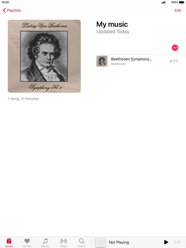 Go to the required category or playlist and press the required audio file. Go to the required category or playlist and press the required audio file.
