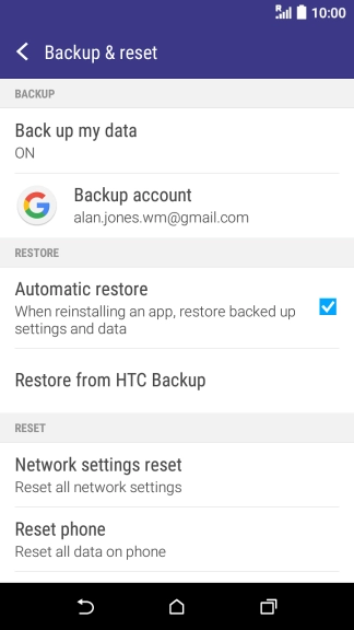 Press Reset phone.