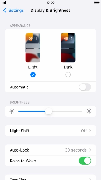 Press Dark. Press Dark.