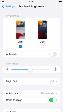 Press Dark. Press Dark.