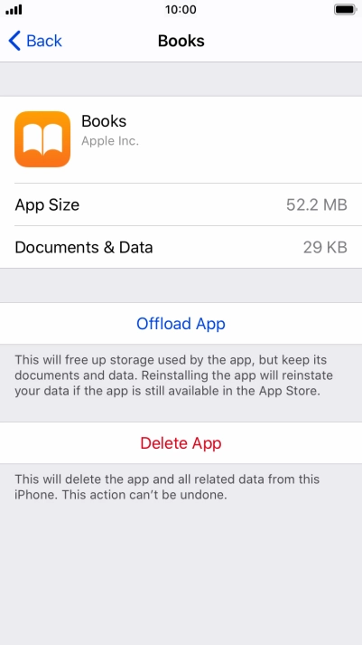 Press Offload App.