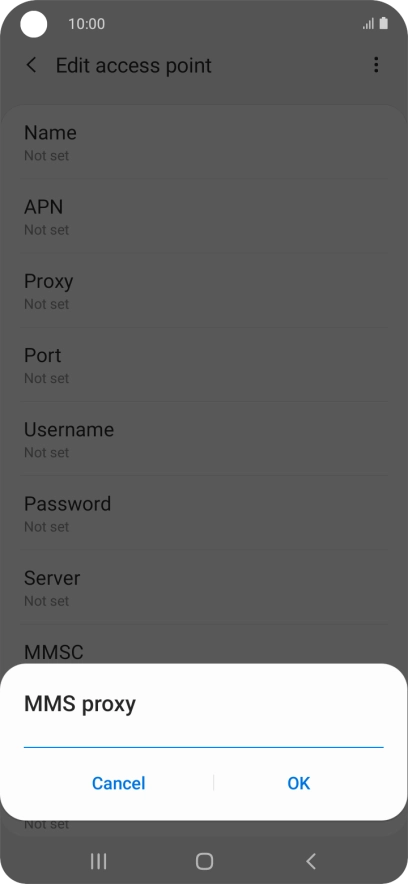 Key in 10.202.002.060 and press OK. Key in 10.202.002.060 and press OK.