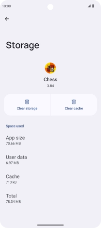 Press Clear cache.