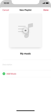 Press Add Music.