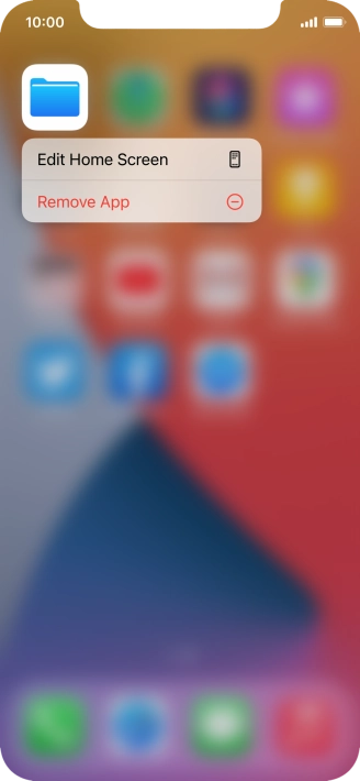 Press Remove app.