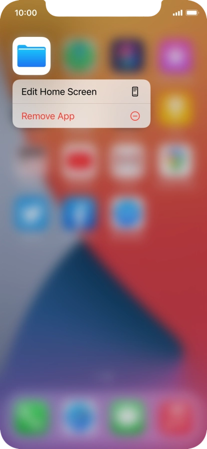 Press Remove app.