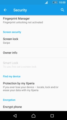 Press Screen lock.