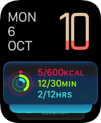 Slide your finger up or down on the stack to select the required widget. Slide your finger up or down on the stack to select the required widget.