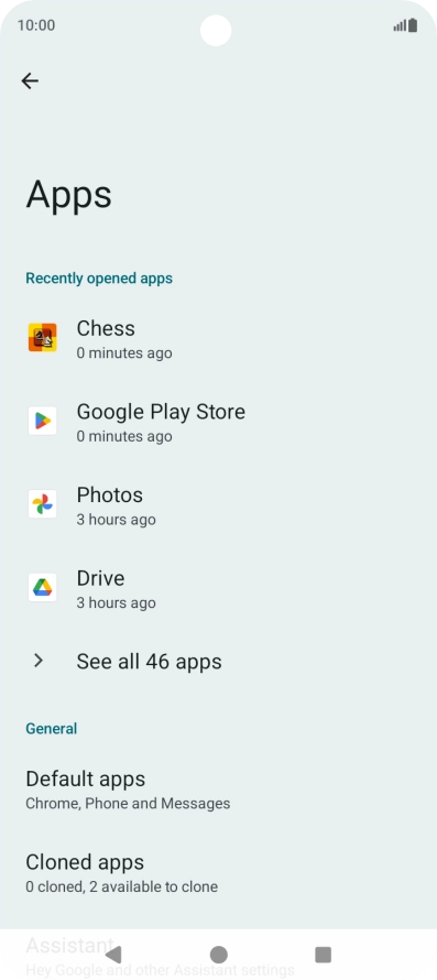 Press See all apps. Press See all apps.