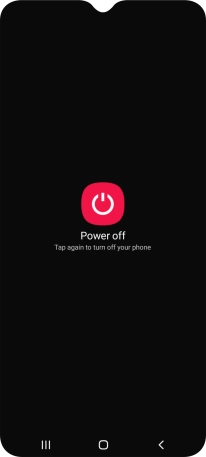Press Power off. Press Power off.