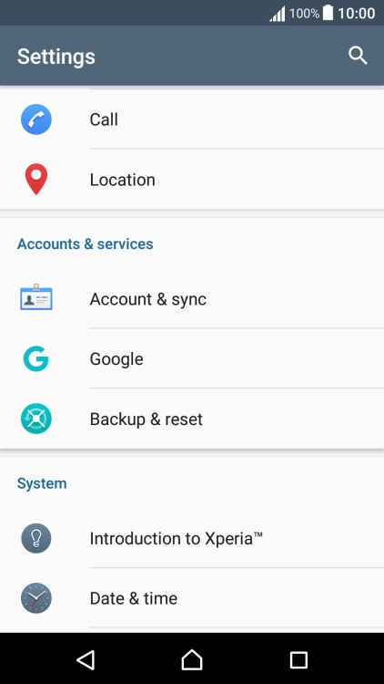 Press Account & sync.