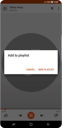 Press NEW PLAYLIST.