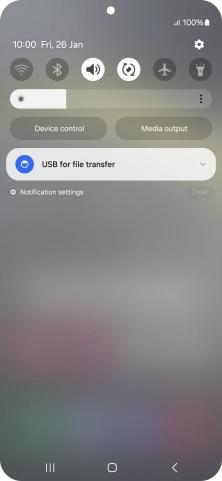 Press the drop down list. Press the drop down list.