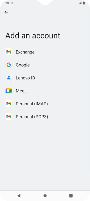 Press Google.