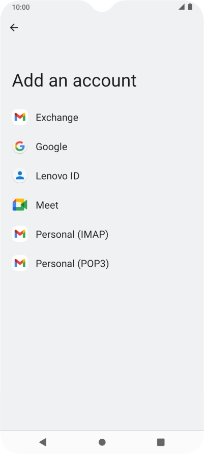 Press Google.