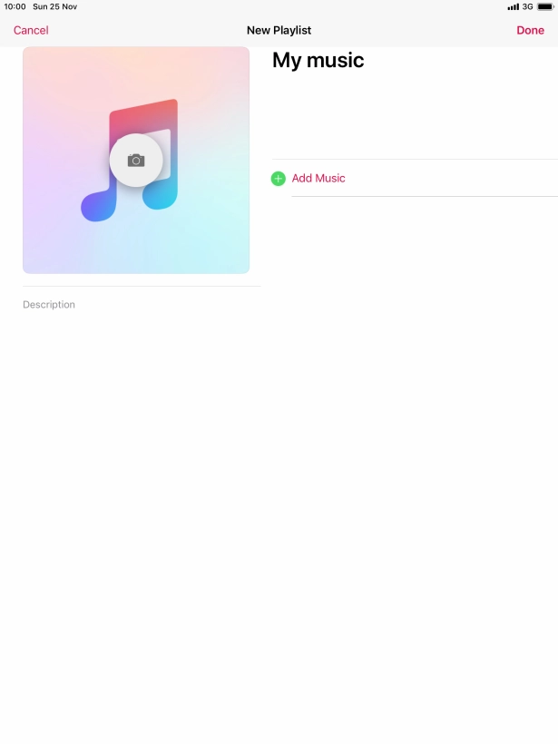 Press Add Music.