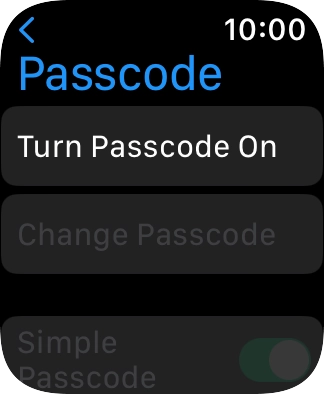 Press Turn Passcode On and key in a lock code of your own choice twice. Press Turn Passcode On and key in a lock code of your own choice twice.