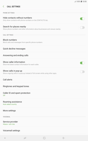 Press More settings.