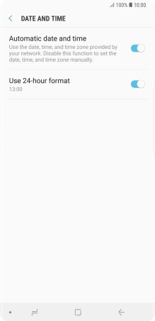 Press the Home key to return to the home screen. Press the Home key to return to the home screen.