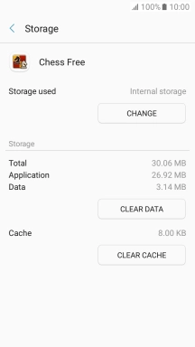 Press CLEAR CACHE.