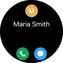 Press the call icon. Press the call icon.
