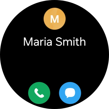 Press the call icon. Press the call icon.